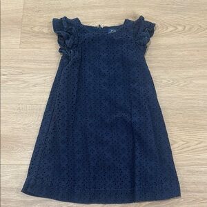 Polo by Ralph Lauren Blue Ruffled A-Line Dress